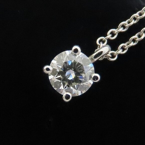 TIFFANY Silver Diamond Necklace - Picture 5 of 9